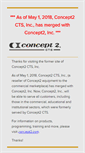Mobile Screenshot of concept2cts.com